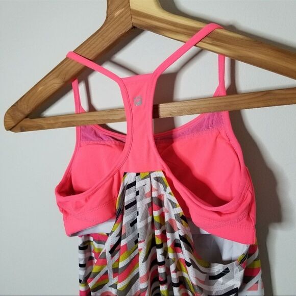 Fabletics Norwalk Athletic 2 in 1 Pink Tank S - Picture 3 of 5